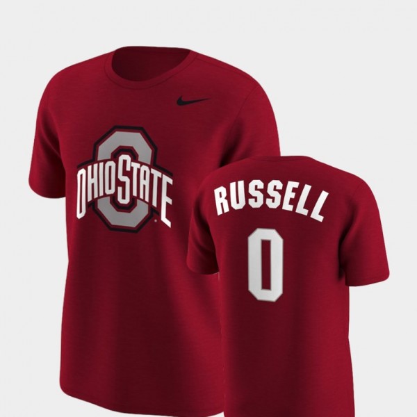 Ohio State Buckeyes D'Angelo Russell Men's #0 Scarlet Future Stars College Football T-Shirt 2404AWMQ7